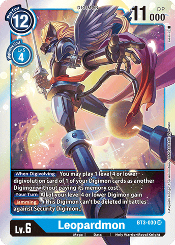 Leopardmon [BT3-030] [Release Special Booster Ver.1.0] - Destination Retro