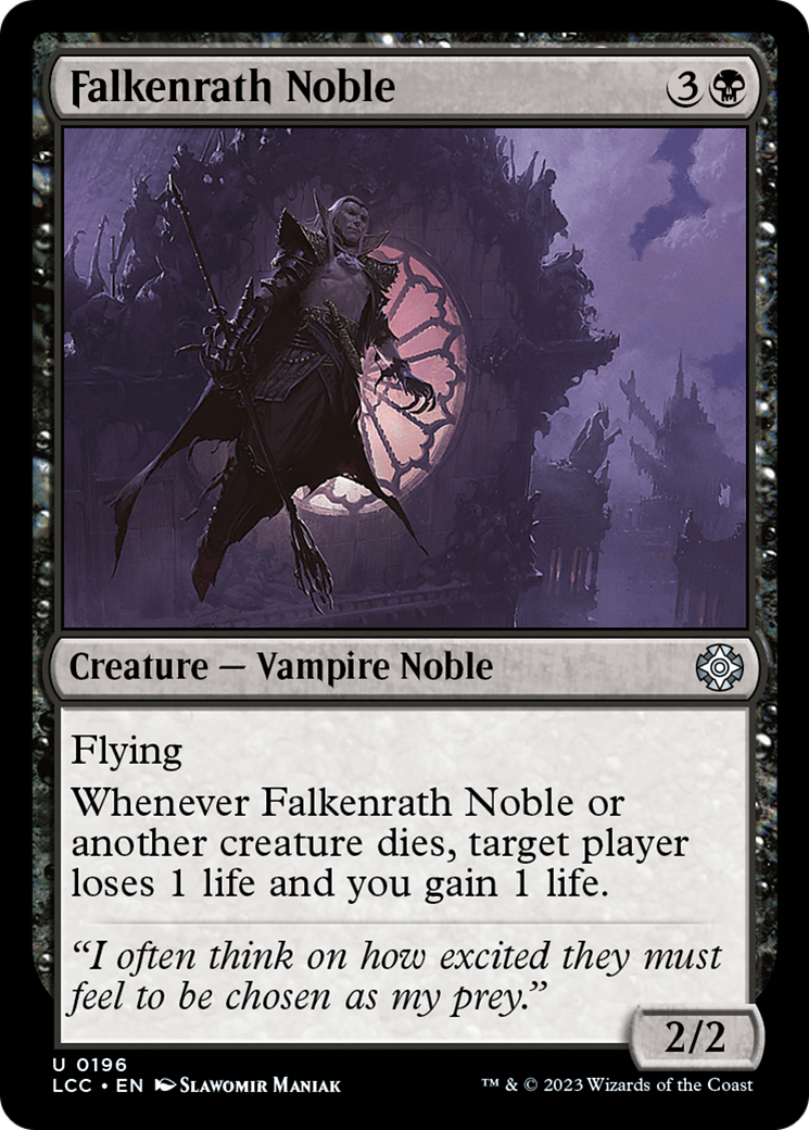 Falkenrath Noble [The Lost Caverns of Ixalan Commander] - Destination Retro
