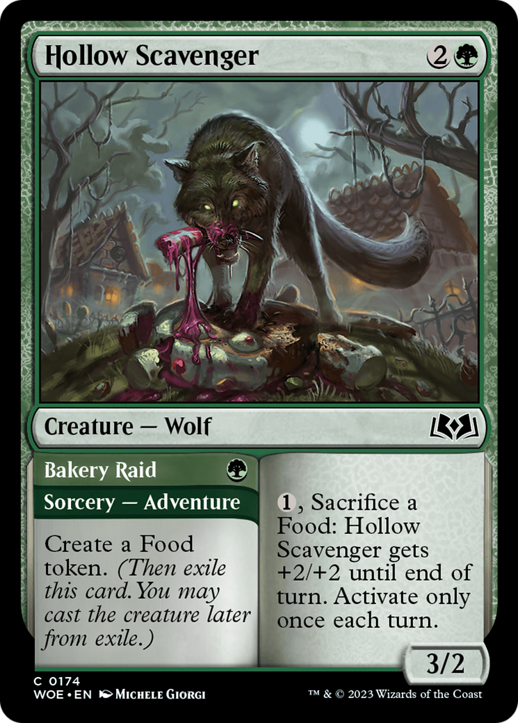 Hollow Scavenger // Bakery Raid [Wilds of Eldraine] - Destination Retro