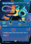 Mental Misstep (Borderless) [Secret Lair Drop Series] - Destination Retro
