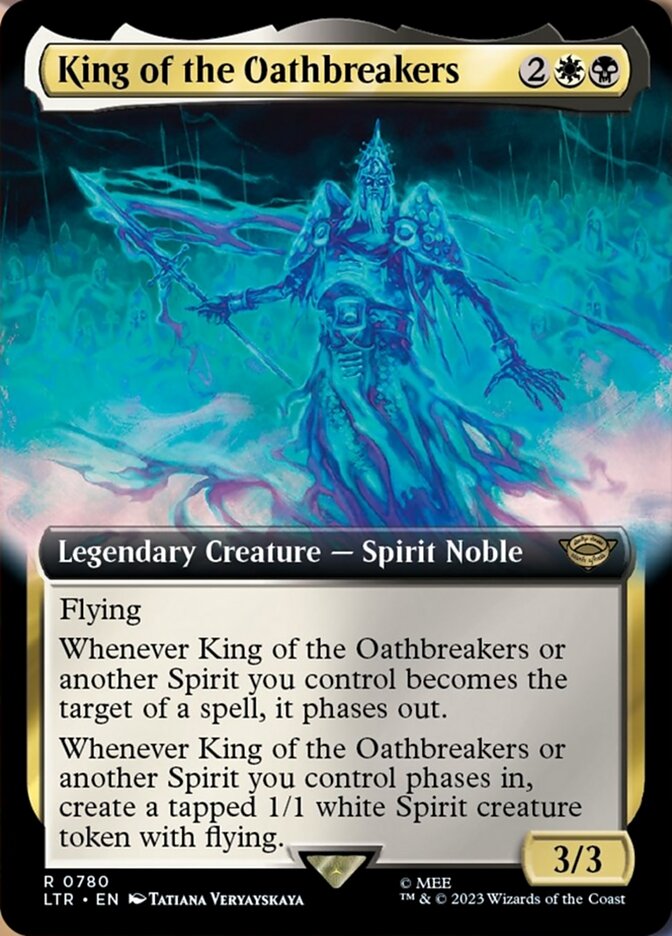 King of the Oathbreakers (Extended Art) (Surge Foil) [The Lord of the Rings: Tales of Middle-Earth] - Destination Retro