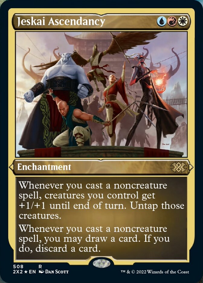 Jeskai Ascendancy (Foil Etched) [Double Masters 2022] - Destination Retro