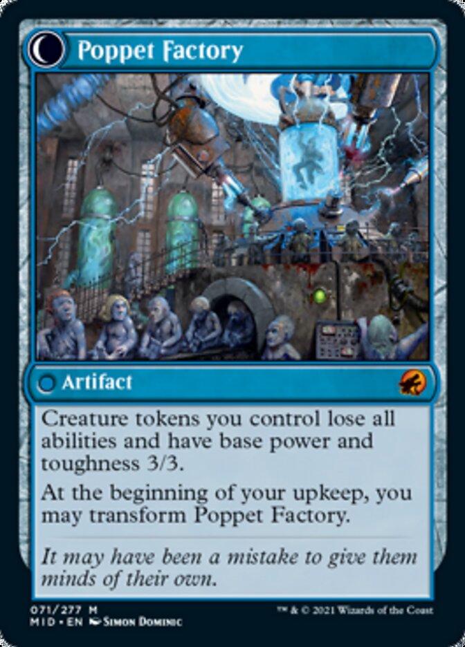 Poppet Stitcher // Poppet Factory [Innistrad: Midnight Hunt] - Destination Retro