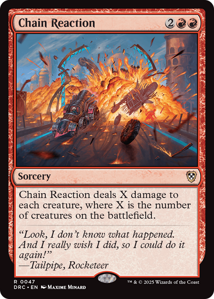 Chain Reaction [Aetherdrift Commander] - Destination Retro