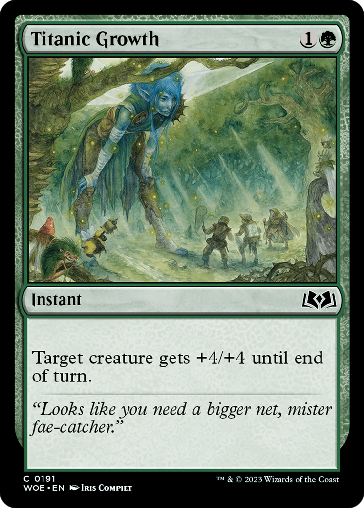 Titanic Growth [Wilds of Eldraine] - Destination Retro