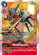 RizeGreymon [BT4-017] (Alternate Art) [Great Legend] - Destination Retro