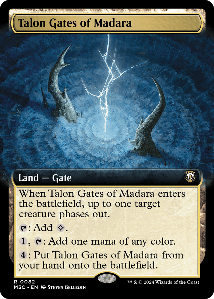 Talon Gates of Madara (Extended Art) (Ripple Foil) [Modern Horizons 3 Commander] - Destination Retro