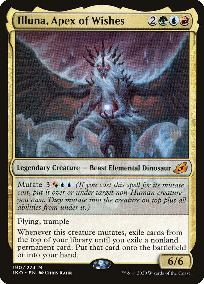 Illuna, Apex of Wishes (Promo Pack) [Ikoria: Lair of Behemoths Promos] - Destination Retro