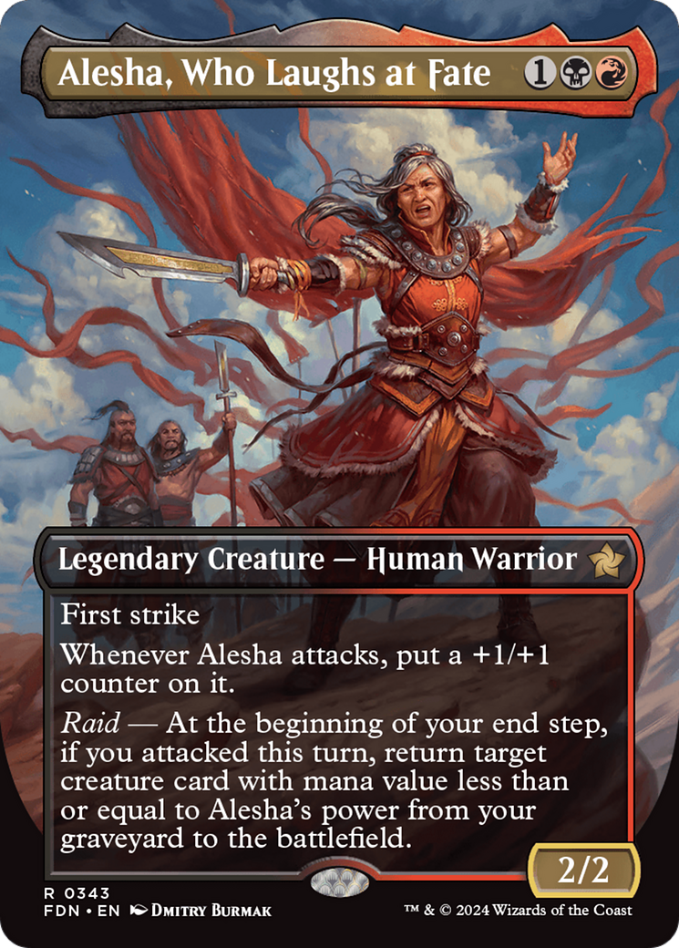 Alesha, Who Laughs at Fate (Borderless) [Foundations] - Destination Retro
