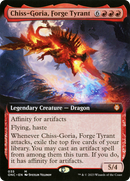 Chiss-Goria, Forge Tyrant (Extended Art) [Phyrexia: All Will Be One Commander] - Destination Retro