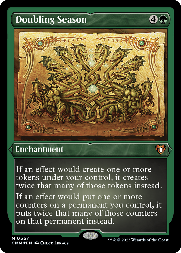 Doubling Season (Foil Etched) [Commander Masters] - Destination Retro