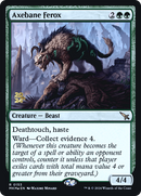 Axebane Ferox [Murders at Karlov Manor Prerelease Promos] - Destination Retro