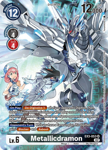 Metallicdramon [EX3-053] (Alternate Art) [Draconic Roar] - Destination Retro