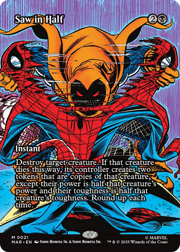 Saw in Half (Borderless) [Marvel Universe: Eternal-Legal] - Destination Retro
