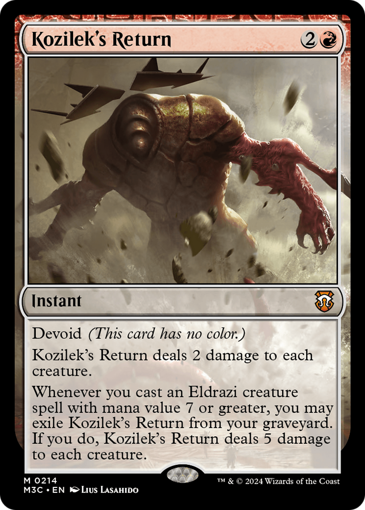 Kozilek's Return (Ripple Foil) [Modern Horizons 3 Commander] - Destination Retro