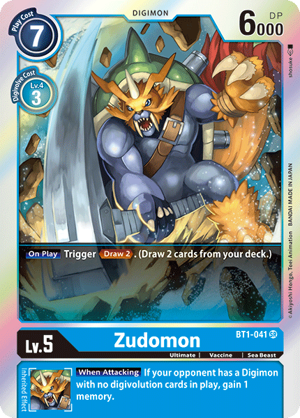 Zudomon [BT1-041] [Release Special Booster Ver.1.0] - Destination Retro