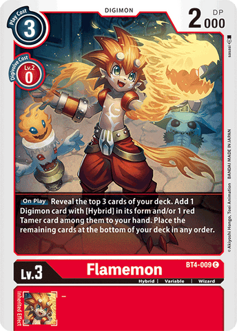 Flamemon [BT4-009] [Great Legend] - Destination Retro