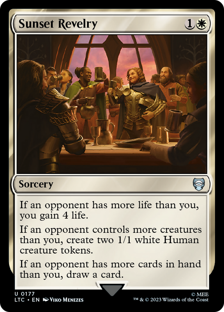 Sunset Revelry [The Lord of the Rings: Tales of Middle-Earth Commander] - Destination Retro