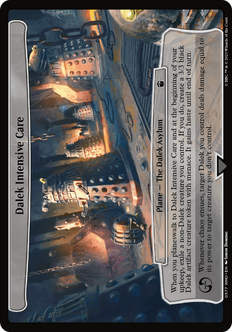 Dalek Intensive Care [Doctor Who] - Destination Retro