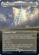 Minas Tirith (Borderless Alternate Art) (341) [The Lord of the Rings: Tales of Middle-Earth] - Destination Retro