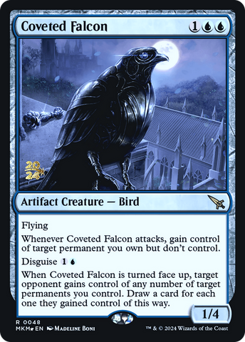Coveted Falcon [Murders at Karlov Manor Prerelease Promos] - Destination Retro