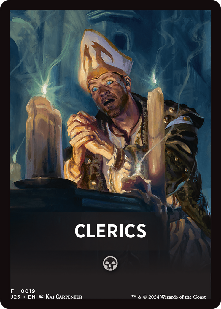 Clerics Theme Card [Foundations Jumpstart Front Cards] - Destination Retro