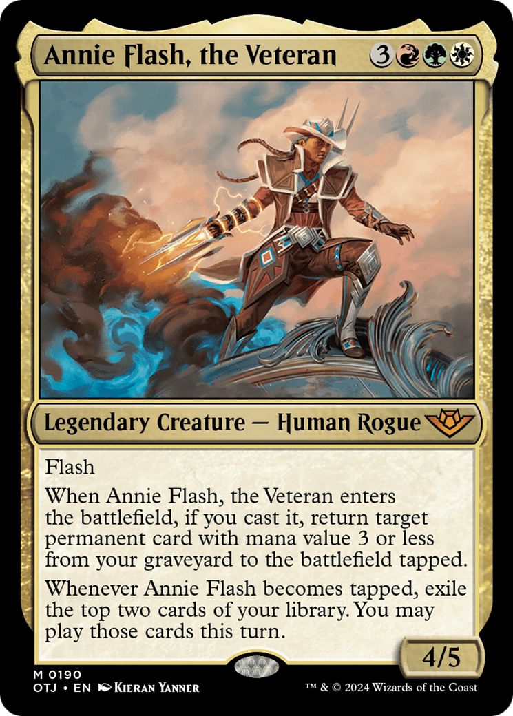 Annie Flash, the Veteran [Outlaws of Thunder Junction] - Destination Retro