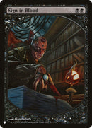 Sign in Blood [The List] - Destination Retro