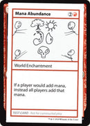 Mana Abundance (2021 Edition) [Mystery Booster Playtest Cards] - Destination Retro