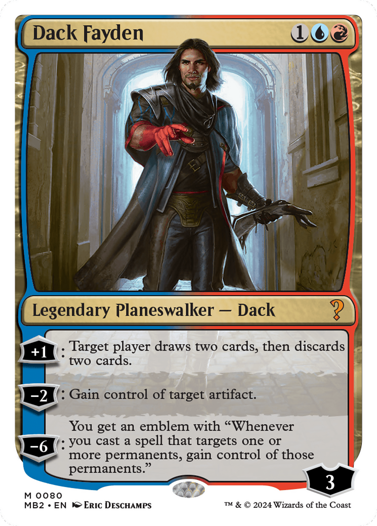 Dack Fayden (White Border) [Mystery Booster 2] - Destination Retro
