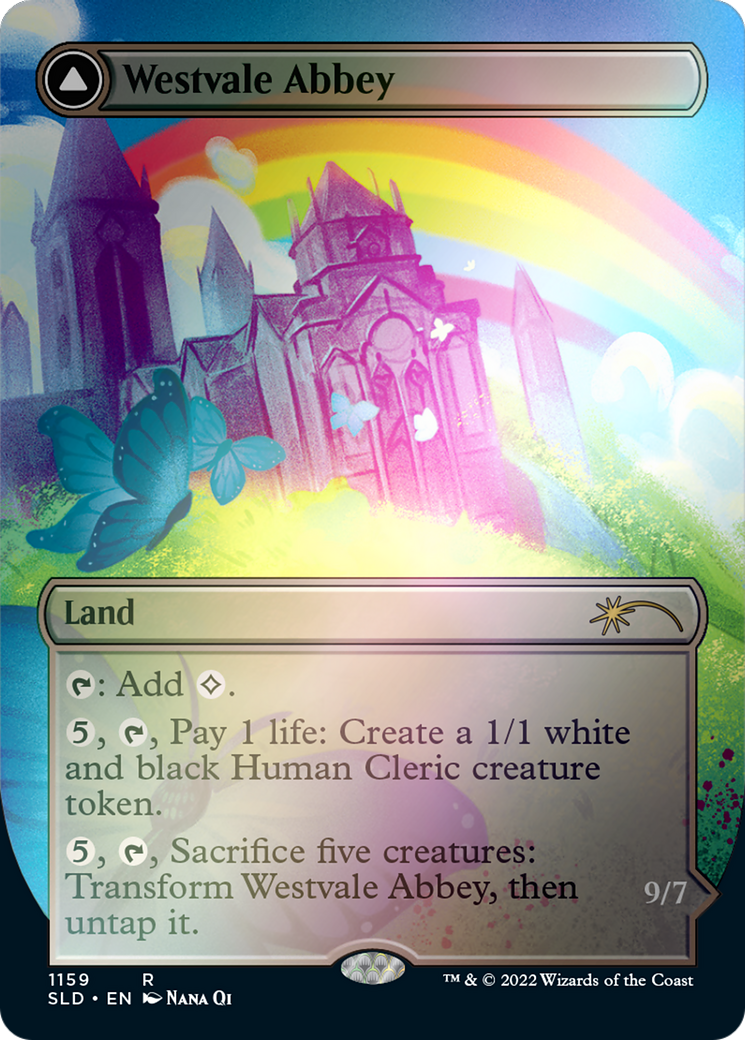 Westvale Abbey // Ormendahl, Profane Prince (Borderless) [Secret Lair: From Cute to Brute] - Destination Retro