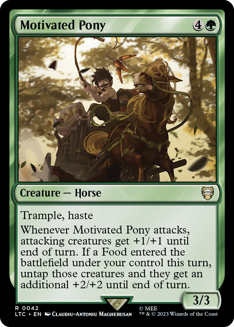Motivated Pony [The Lord of the Rings: Tales of Middle-Earth Commander] - Destination Retro