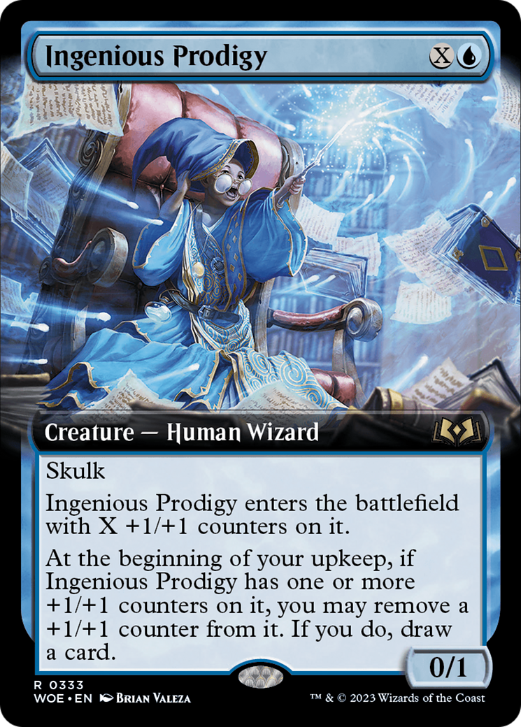 Ingenious Prodigy (Extended Art) [Wilds of Eldraine] - Destination Retro