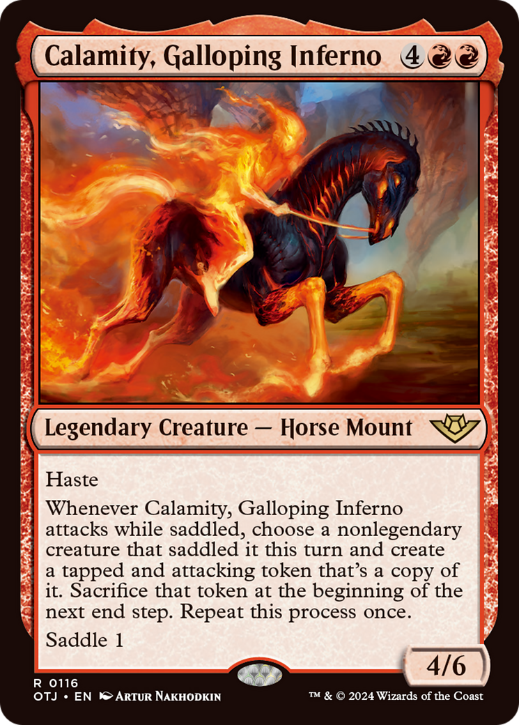 Calamity, Galloping Inferno [Outlaws of Thunder Junction] - Destination Retro