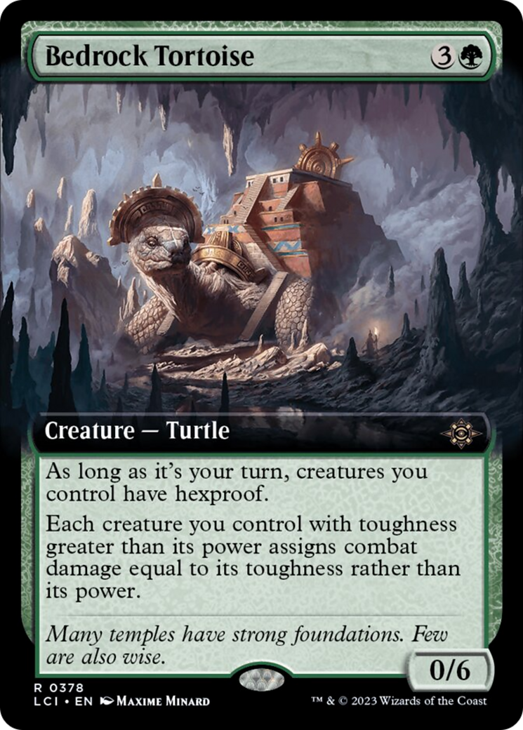 Bedrock Tortoise (Extended Art) [The Lost Caverns of Ixalan] - Destination Retro