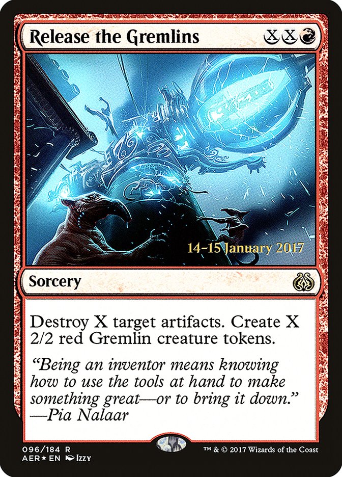 Release the Gremlins [Aether Revolt Prerelease Promos] - Destination Retro