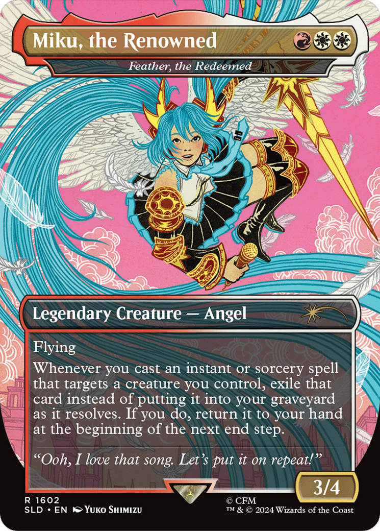 Miku, the Renowned - Feather, the Redeemed [Secret Lair Drop Series] - Destination Retro