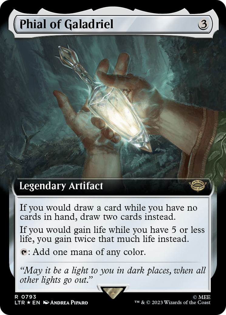 Phial of Galadriel (Extended Art) (Surge Foil) [The Lord of the Rings: Tales of Middle-Earth] - Destination Retro