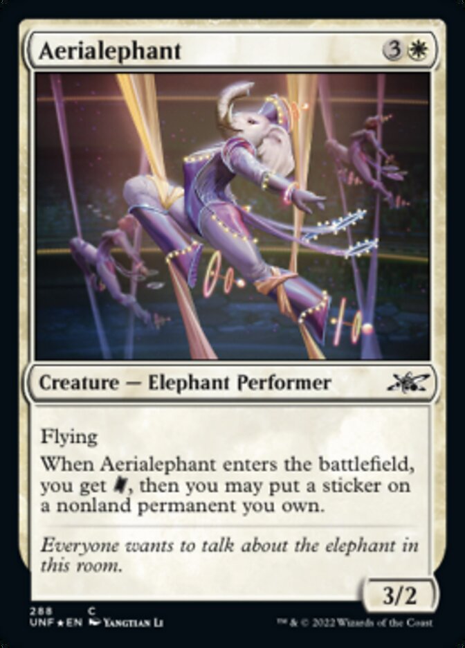 Aerialephant (Galaxy Foil) [Unfinity] - Destination Retro