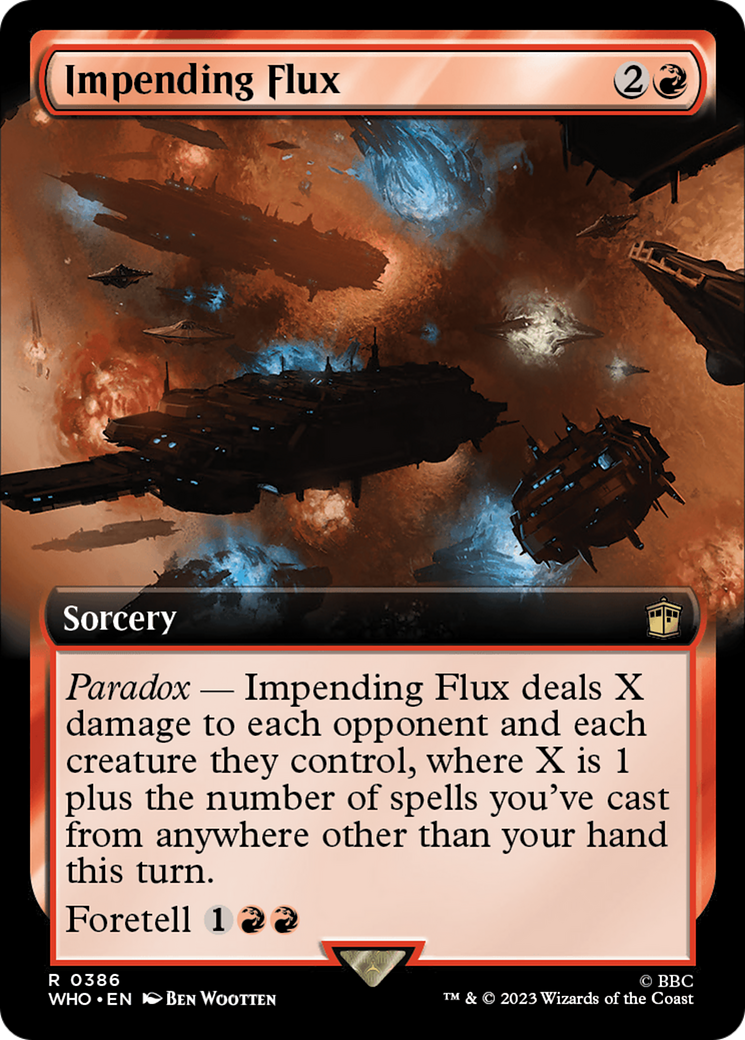 Impending Flux (Extended Art) [Doctor Who] - Destination Retro
