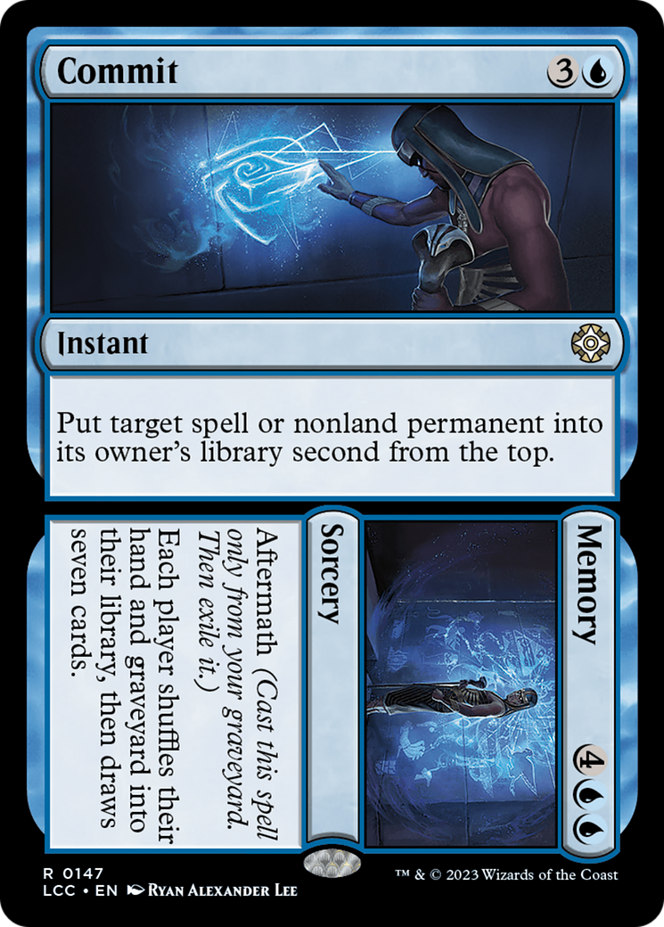 Commit // Memory [The Lost Caverns of Ixalan Commander] - Destination Retro