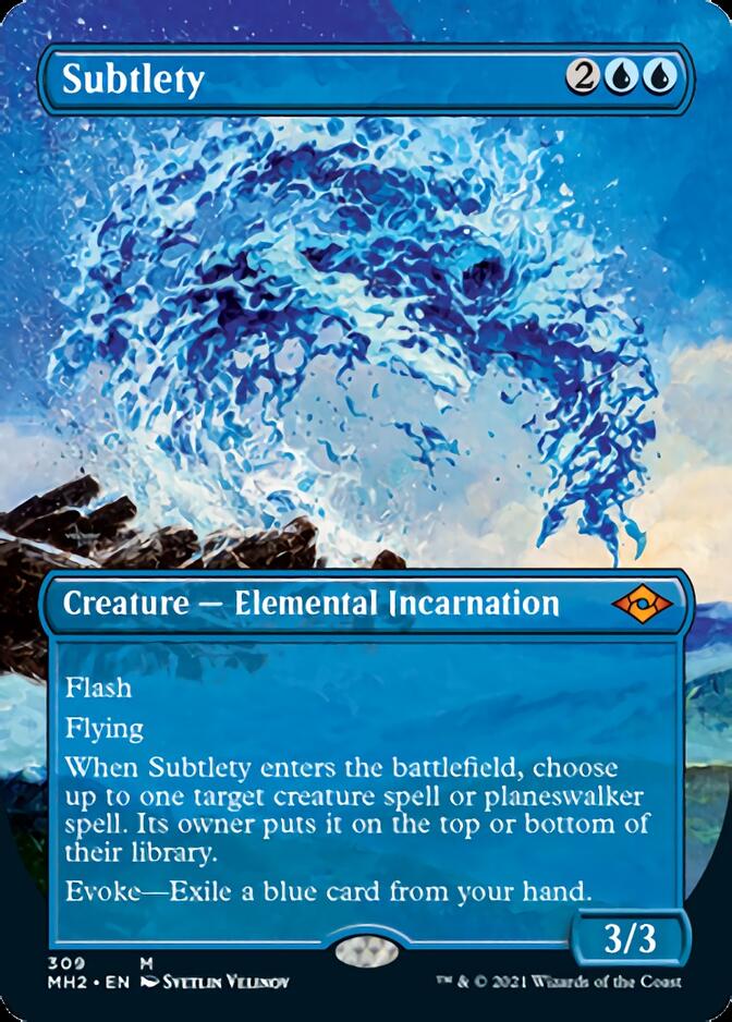 Subtlety (Borderless Alternate Art) [Modern Horizons 2] - Destination Retro
