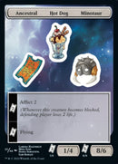 Ancestral Hot Dog Minotaur [Unfinity Stickers] - Destination Retro