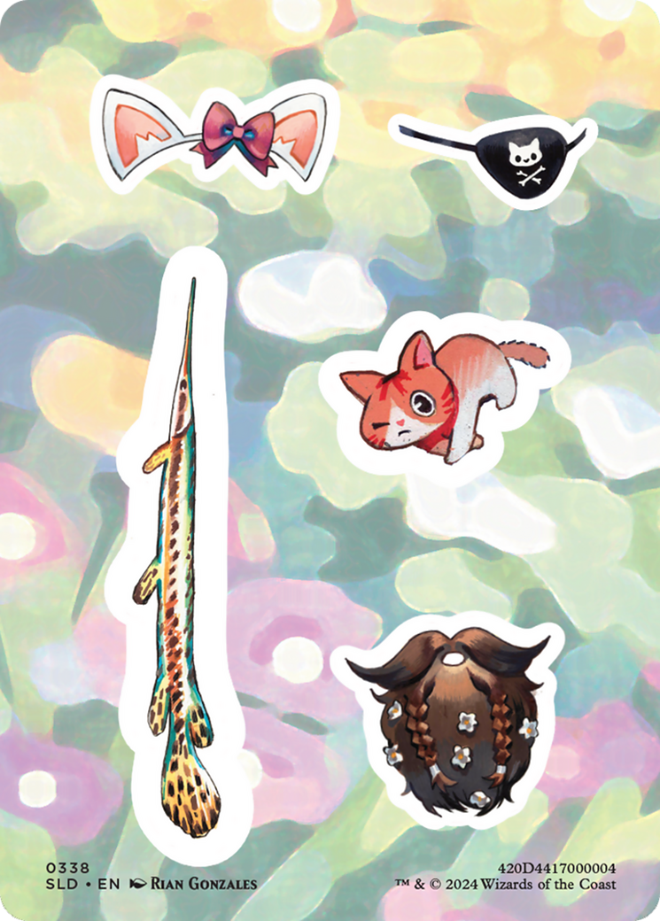 Sticker Sheet (0338) [Secret Lair Drop Series] - Destination Retro