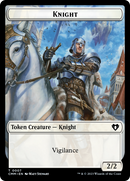 Eldrazi // Knight Double-Sided Token [Commander Masters Tokens] - Destination Retro