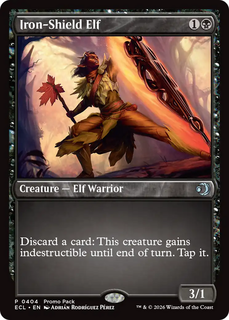 Iron-Shield Elf [Lorwyn Eclipsed Promos] - Destination Retro
