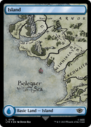 Island (0716) (Surge Foil) [The Lord of the Rings: Tales of Middle-Earth] - Destination Retro