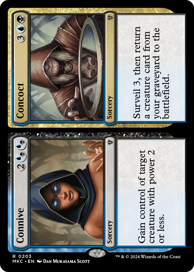 Connive // Concoct [Murders at Karlov Manor Commander] - Destination Retro