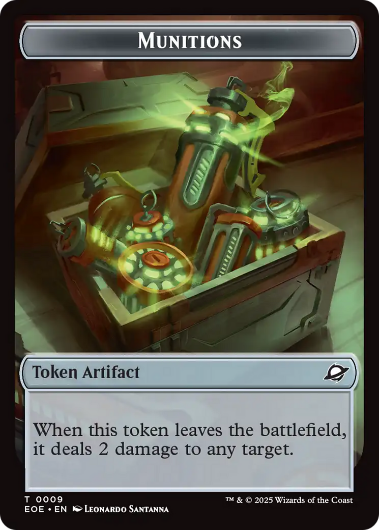 Robot // Munitions Double-Sided Token [Edge of Eternities Tokens] - Destination Retro