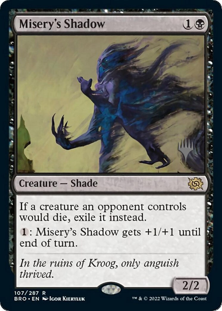 Misery's Shadow (Promo Pack) [The Brothers' War Promos] - Destination Retro